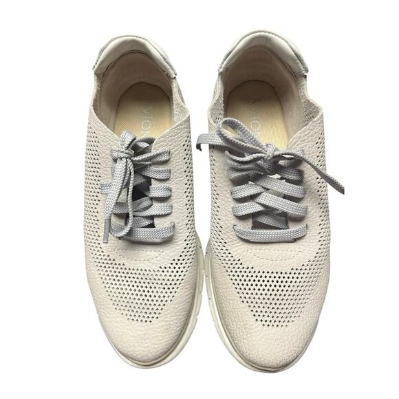 Vionic Casual Joey Sneaker Light Grey Leather 5 - Picture 9 of 11